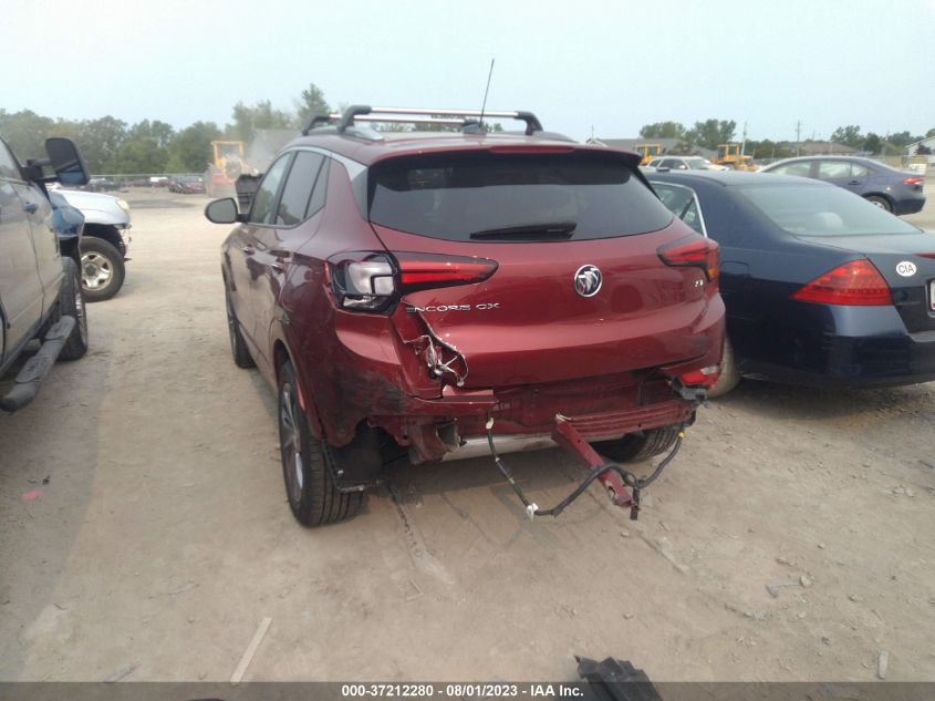 2022 BUICK ENCORE GX SELECT - KL4MMESL6NB079738