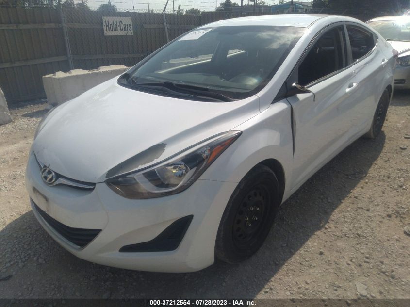 2016 HYUNDAI ELANTRA SE - 5NPDH4AE9GH787717