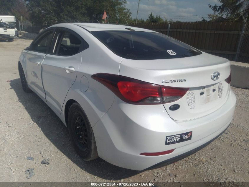 2016 HYUNDAI ELANTRA SE - 5NPDH4AE9GH787717