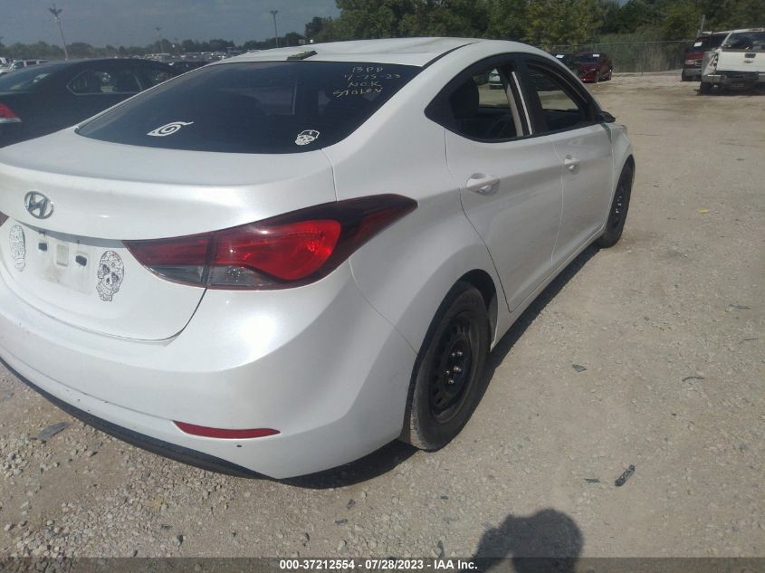 2016 HYUNDAI ELANTRA SE - 5NPDH4AE9GH787717