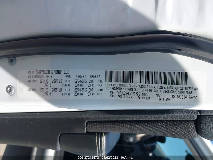 2014 JEEP CHEROKEE LATITUDE - 1C4PJLCSXEW123075