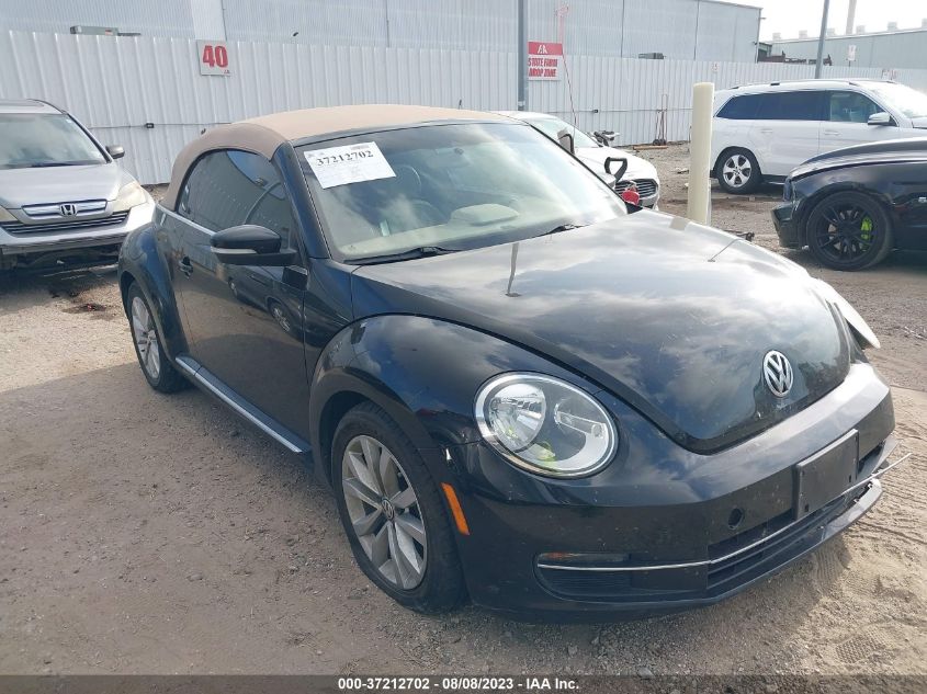 2015 VOLKSWAGEN BEETLE CONVERTIBLE 2.0L TDI W/SOUND/NAV 3VW5A7AT2FM819342