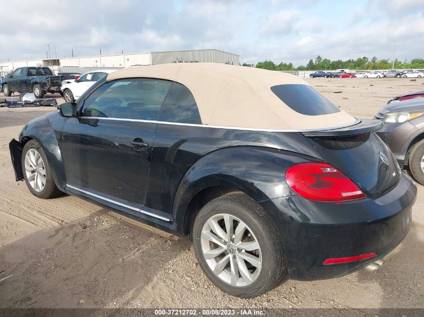 2015 VOLKSWAGEN BEETLE CONVERTIBLE 2.0L TDI W/SOUND/NAV 3VW5A7AT2FM819342