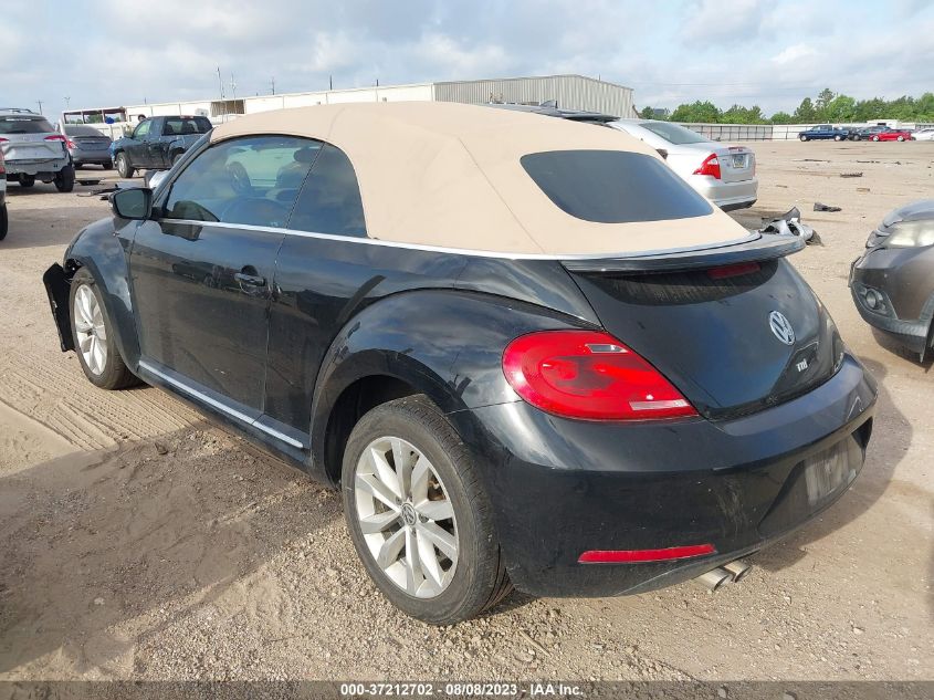 2015 VOLKSWAGEN BEETLE CONVERTIBLE 2.0L TDI W/SOUND/NAV 3VW5A7AT2FM819342