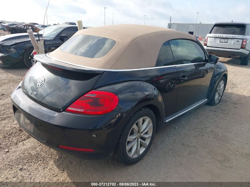 2015 VOLKSWAGEN BEETLE CONVERTIBLE 2.0L TDI W/SOUND/NAV 3VW5A7AT2FM819342