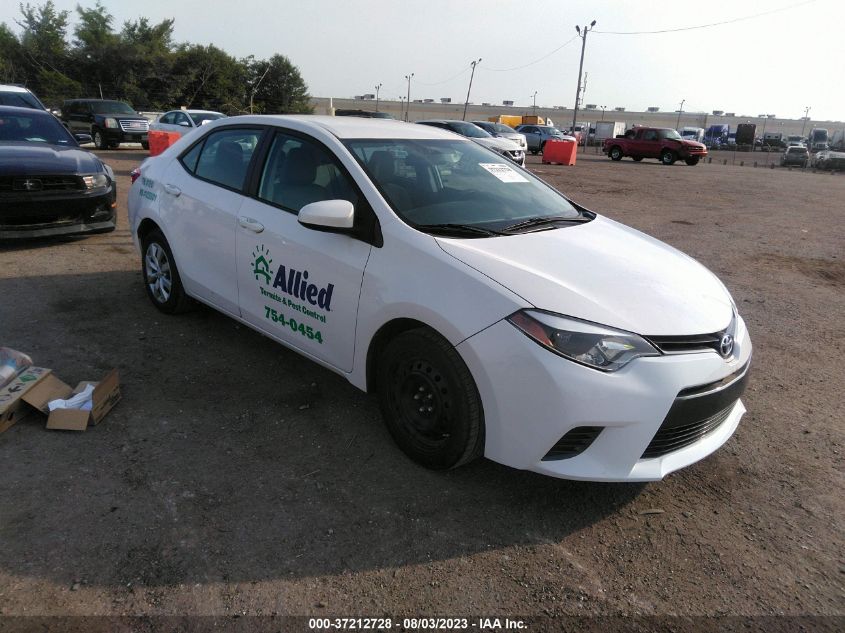 2016 TOYOTA COROLLA L/LE/S/S PLUS/LE PLUS - 2T1BURHE1GC500038