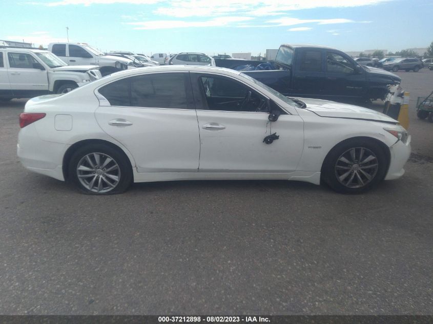 2014 INFINITI Q50 HYBRID PREMIUM/SPORT - JN1AV7AR4EM700702