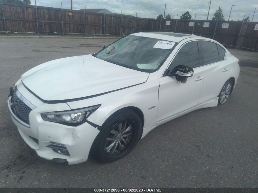 2014 INFINITI Q50 HYBRID PREMIUM/SPORT - JN1AV7AR4EM700702