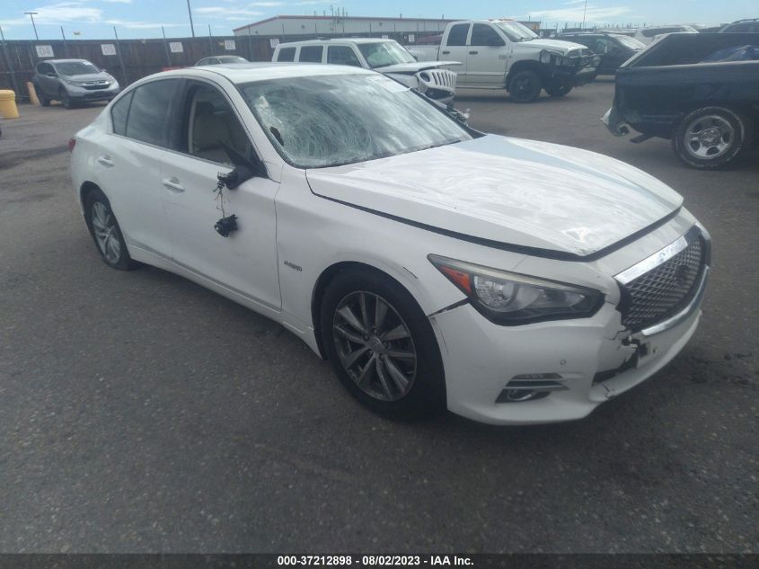2014 INFINITI Q50 HYBRID PREMIUM/SPORT - JN1AV7AR4EM700702