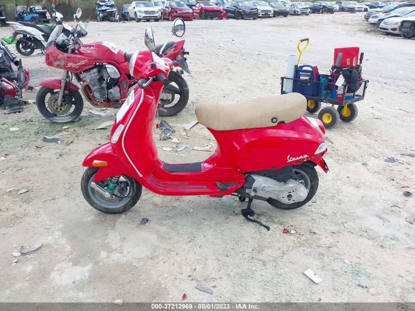 2007 VESPA LX 150 ZAPM448F475007390