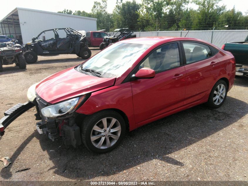 2013 HYUNDAI ACCENT GLS - KMHCU4AE1DU322756