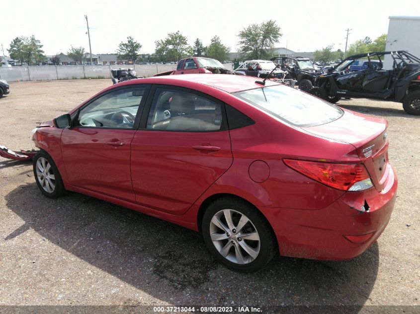 2013 HYUNDAI ACCENT GLS - KMHCU4AE1DU322756