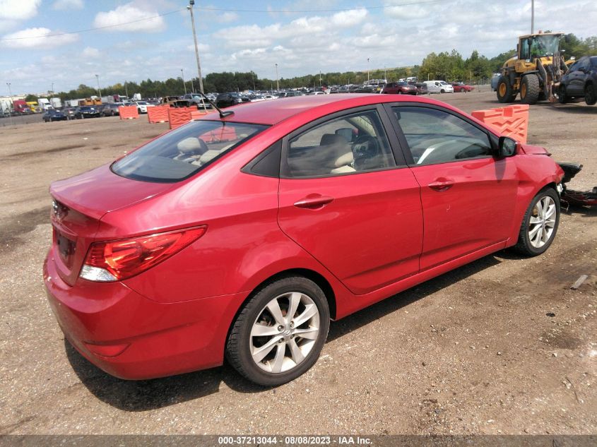 2013 HYUNDAI ACCENT GLS - KMHCU4AE1DU322756