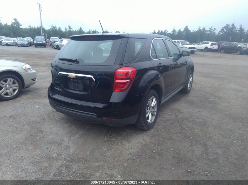 2017 CHEVROLET EQUINOX LS - 2GNFLEEK4H6332106
