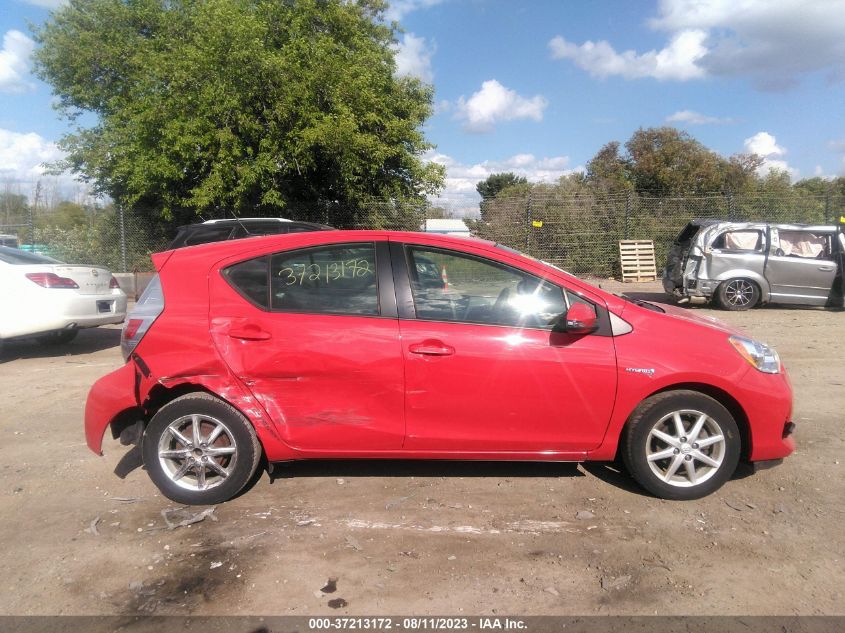 2014 TOYOTA PRIUS C ONE/THREE/TWO/FOUR - JTDKDTB37E1079643