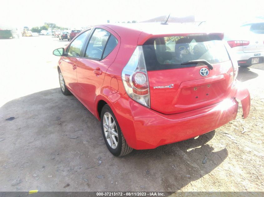 2014 TOYOTA PRIUS C ONE/THREE/TWO/FOUR - JTDKDTB37E1079643
