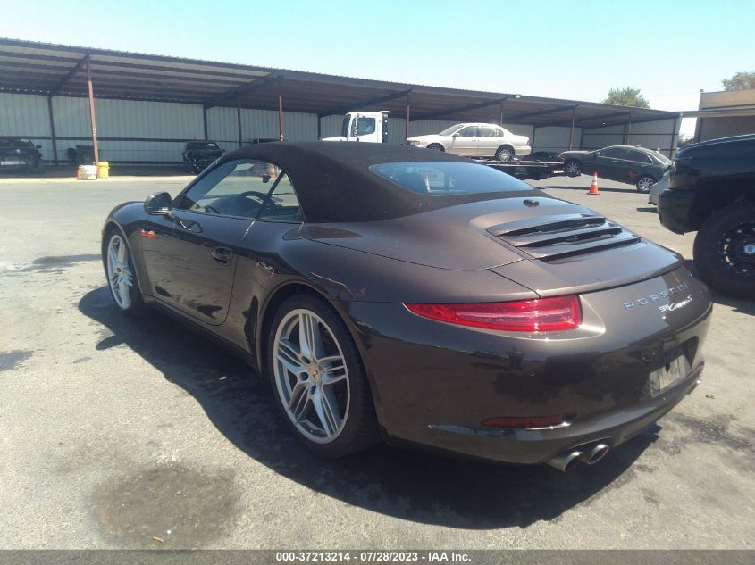 2013 PORSCHE 911 CARRERA - WP0CB2A94DS154933