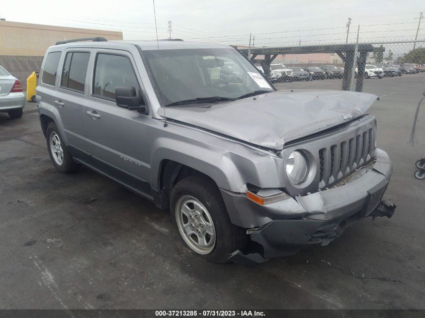 2016 JEEP PATRIOT SPORT - 1C4NJPBB7GD803787
