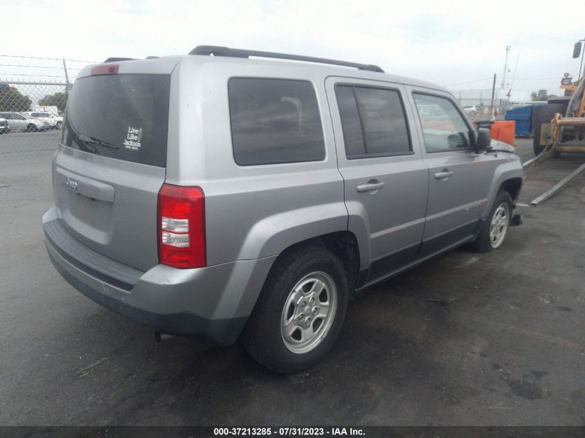 2016 JEEP PATRIOT SPORT - 1C4NJPBB7GD803787