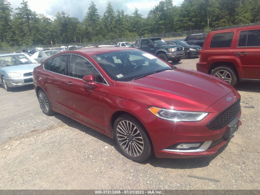 2017 FORD FUSION SE - 3FA6P0T95HR135914