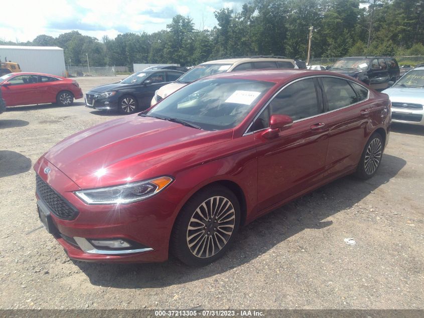 2017 FORD FUSION SE - 3FA6P0T95HR135914