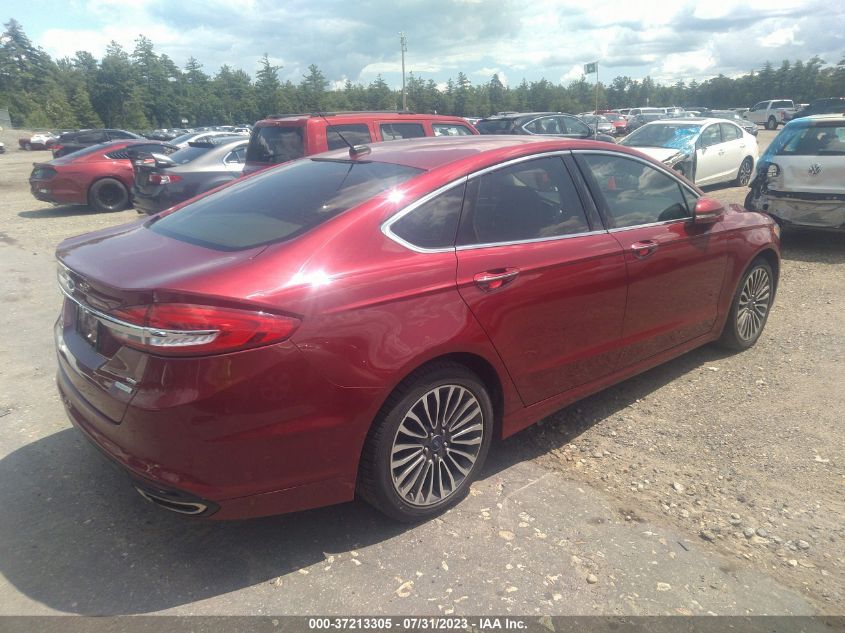 2017 FORD FUSION SE - 3FA6P0T95HR135914