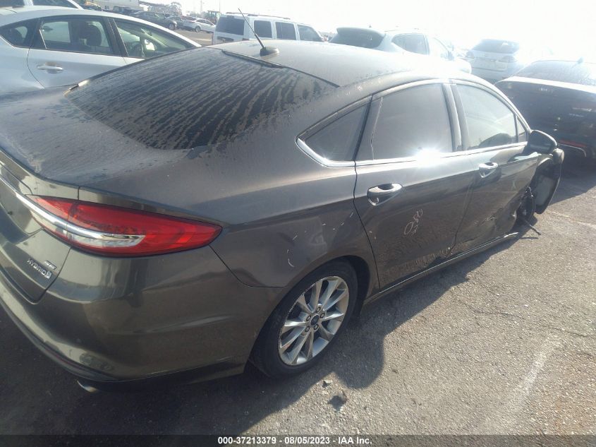 2017 FORD FUSION HYBRID SE - 3FA6P0LU2HR207270