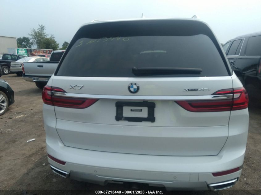 2021 BMW X7 XDRIVE40I - 5UXCW2C05M9D98795