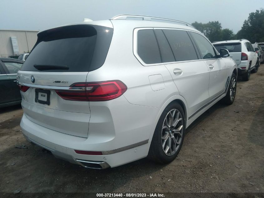 2021 BMW X7 XDRIVE40I - 5UXCW2C05M9D98795