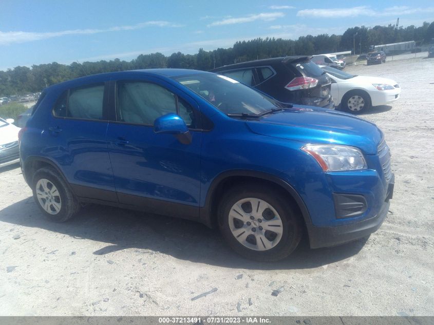 2015 CHEVROLET TRAX LS - KL7CJKSBXFB097710