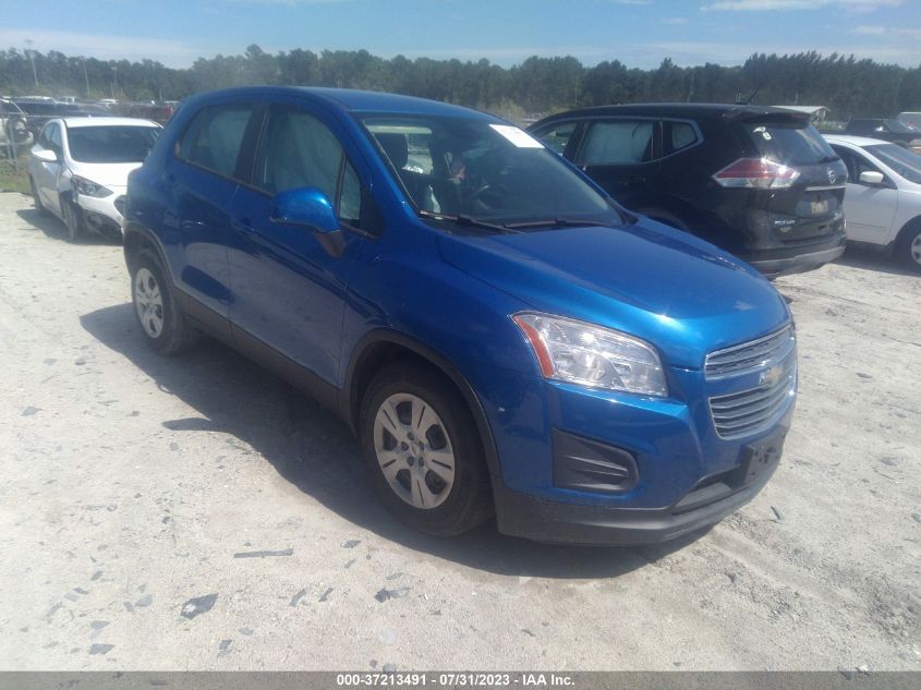 2015 CHEVROLET TRAX LS - KL7CJKSBXFB097710