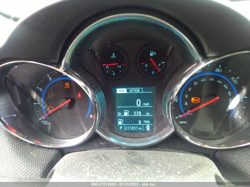 2015 CHEVROLET CRUZE LT - 1G1PE5SB5F7233179