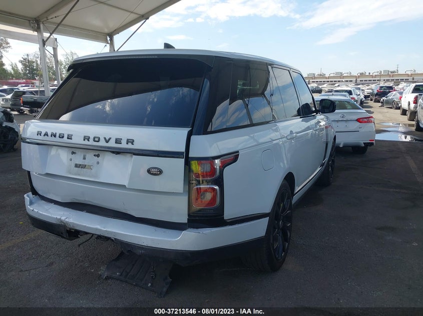 VIN SALGR2RV0KA550223 2019 LAND ROVER RANGE ROVER