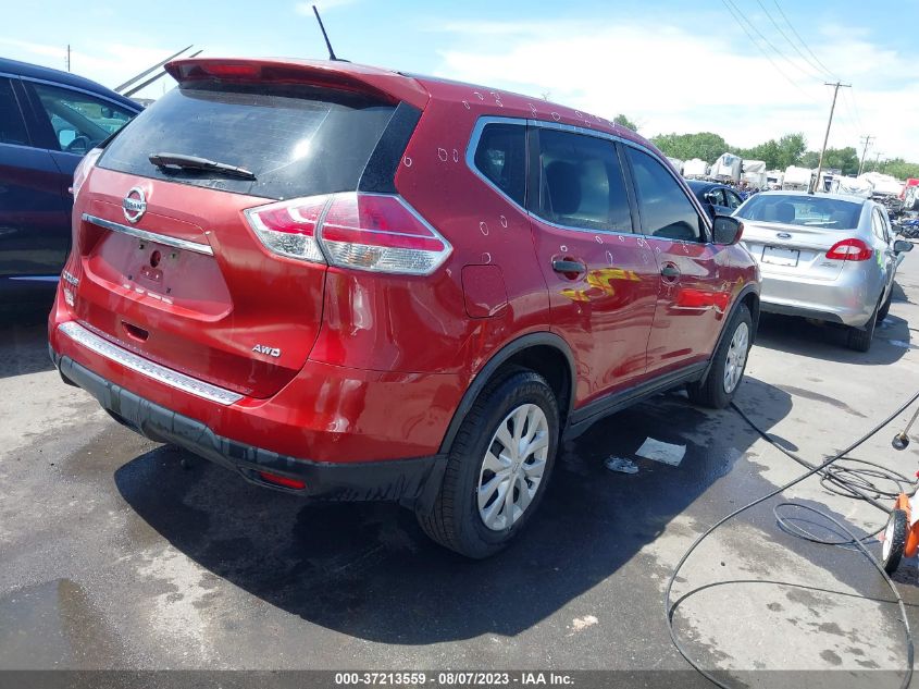 2016 NISSAN ROGUE S - KNMAT2MV9GP660245
