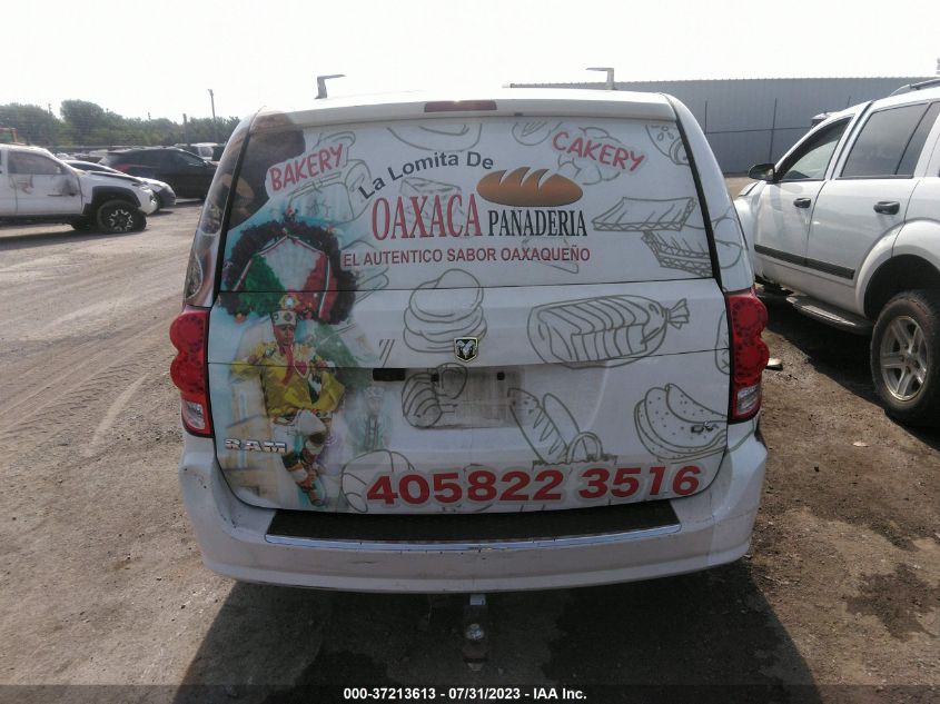 2013 RAM CARGO VAN TRADESMAN 2C4JRGAG2DR505077