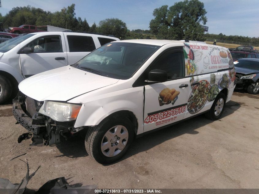 2013 RAM CARGO VAN TRADESMAN 2C4JRGAG2DR505077