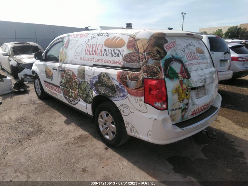 2013 RAM CARGO VAN TRADESMAN 2C4JRGAG2DR505077