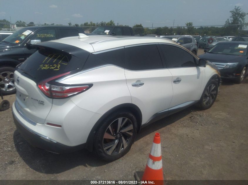 2017 NISSAN MURANO PLATINUM - 5N1AZ2MH4HN174850