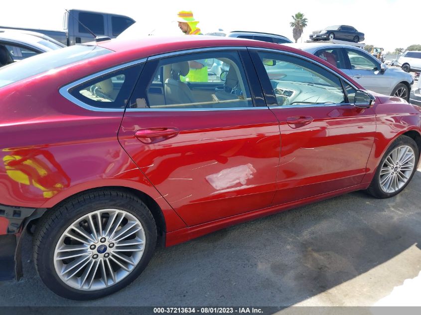 2014 FORD FUSION SE - 3FA6P0HD4ER150977