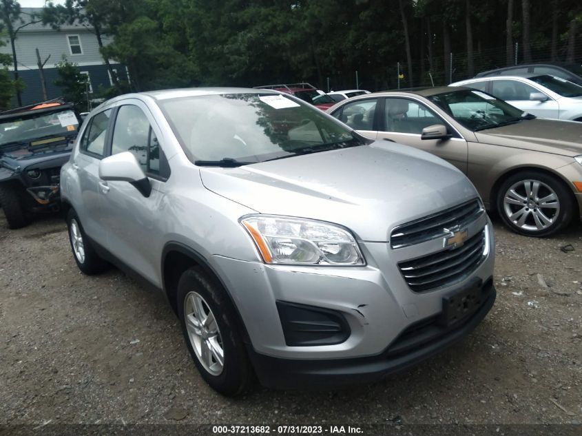 2016 CHEVROLET TRAX LS - KL7CJKSB6GB641685
