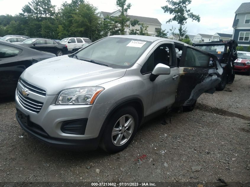 2016 CHEVROLET TRAX LS - KL7CJKSB6GB641685