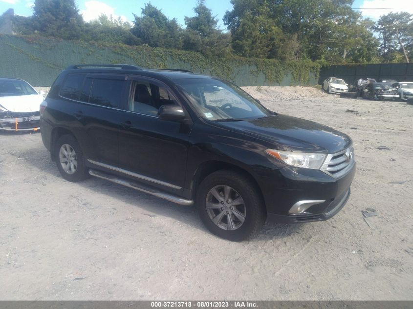 2013 TOYOTA HIGHLANDER - 5TDBK3EH0DS260002