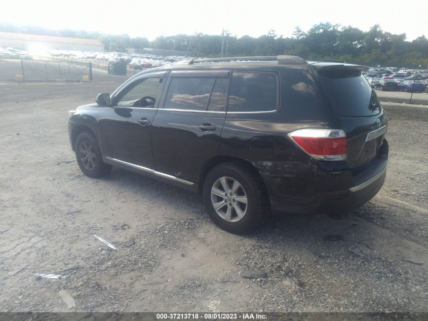 2013 TOYOTA HIGHLANDER - 5TDBK3EH0DS260002