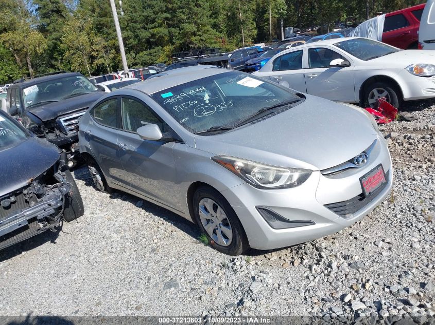 2016 HYUNDAI ELANTRA SE - 5NPDH4AE5GH726283