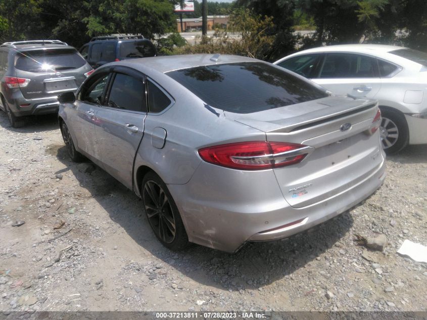 2019 FORD FUSION TITANIUM - 3FA6P0D90KR106083