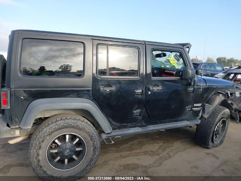 2016 JEEP WRANGLER UNLIMITED SPORT - 1C4BJWDG8GL111999