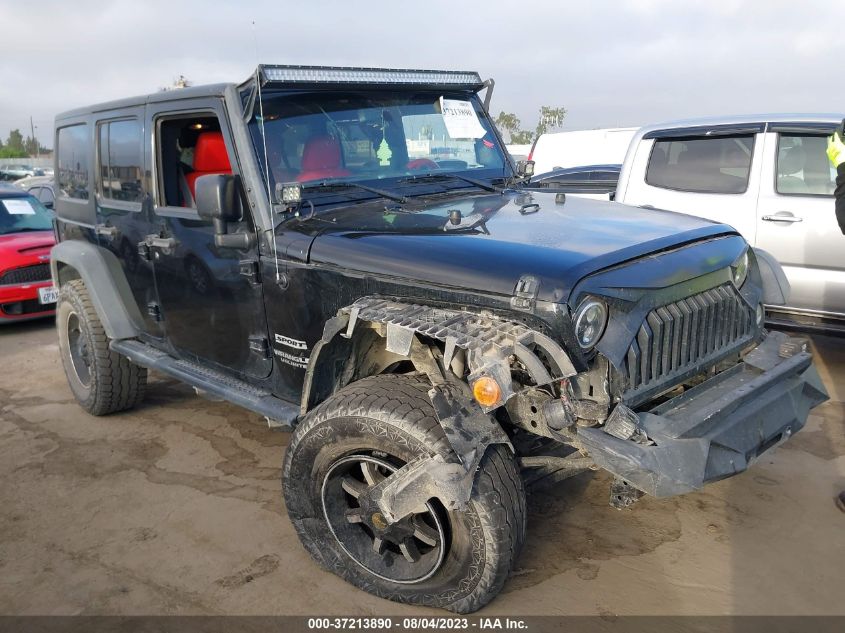 2016 JEEP WRANGLER UNLIMITED SPORT - 1C4BJWDG8GL111999