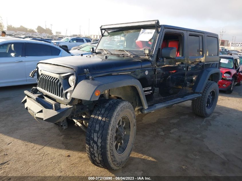 2016 JEEP WRANGLER UNLIMITED SPORT - 1C4BJWDG8GL111999