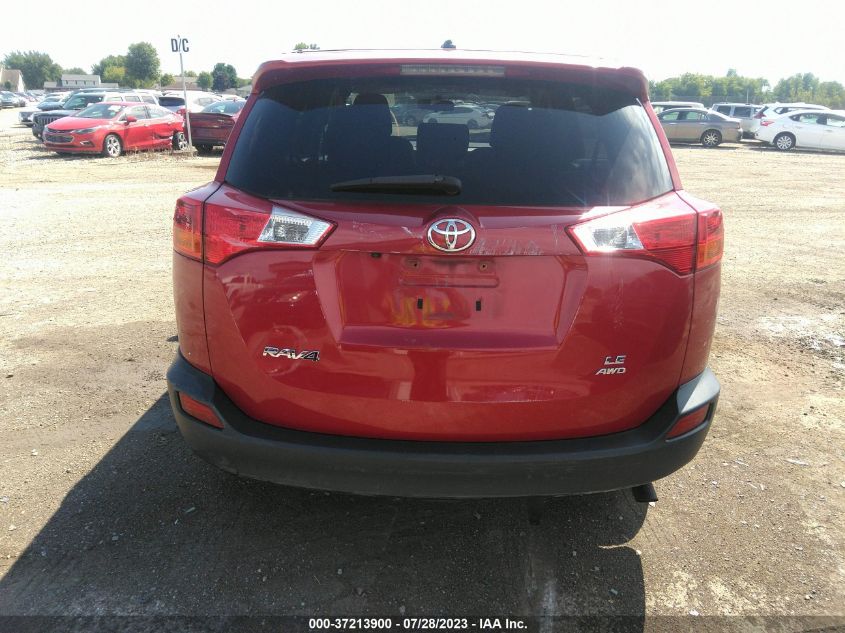 2014 TOYOTA RAV4 LE - JTMBFREVXED091908