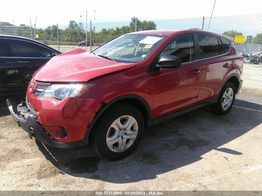 2014 TOYOTA RAV4 LE - JTMBFREVXED091908